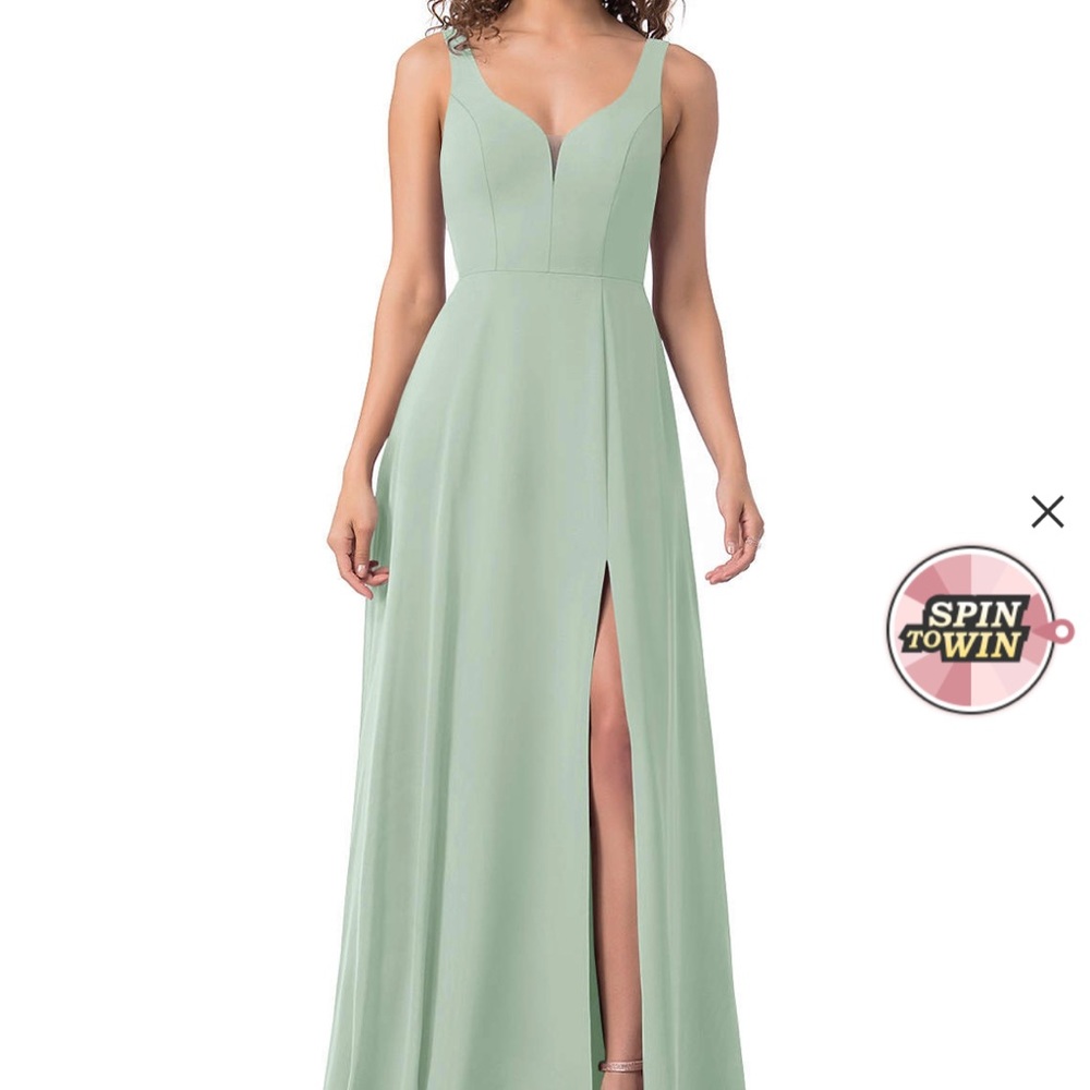 Azazie Green Bridesmaid Dress